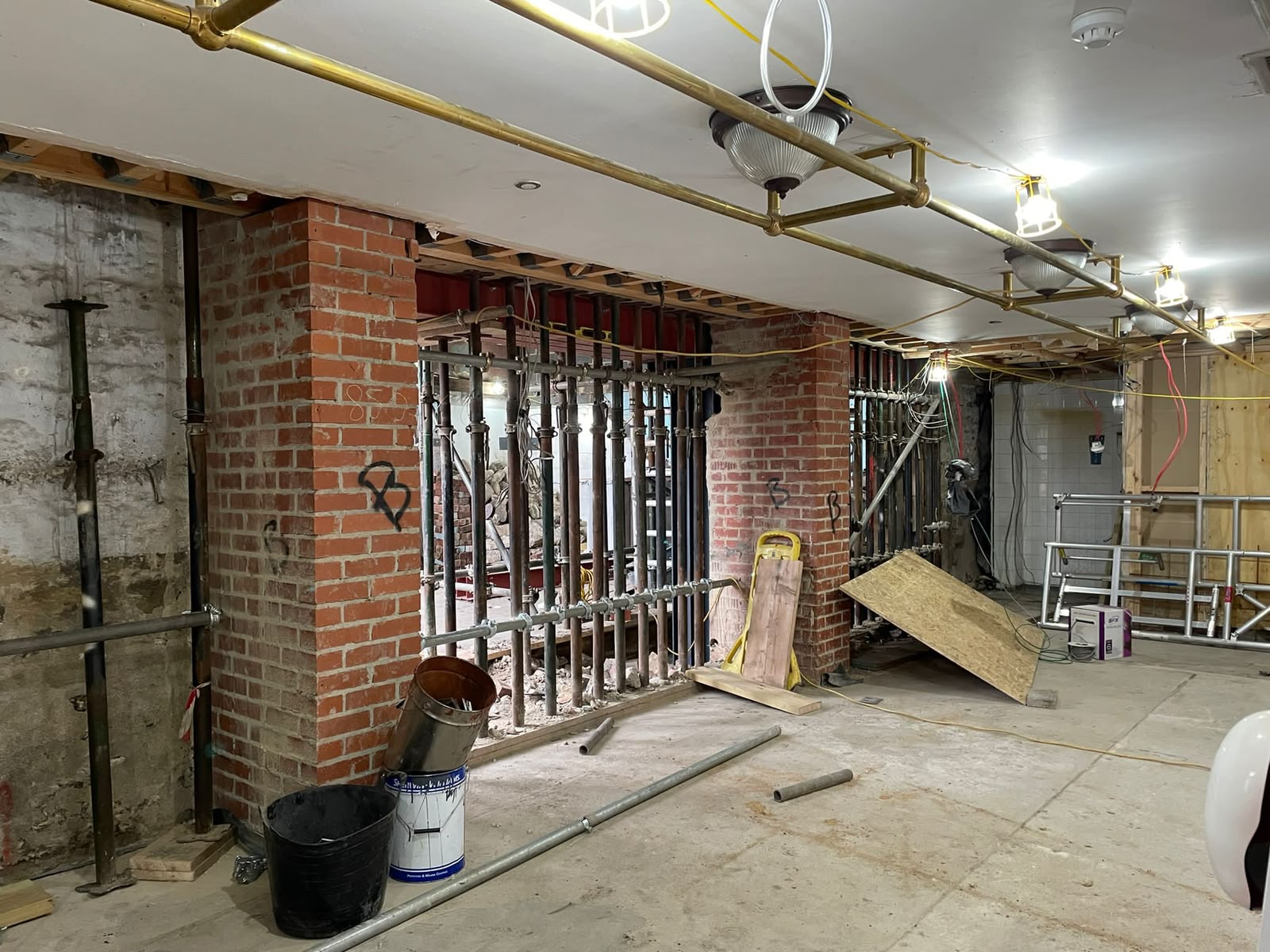 Construction project in progress