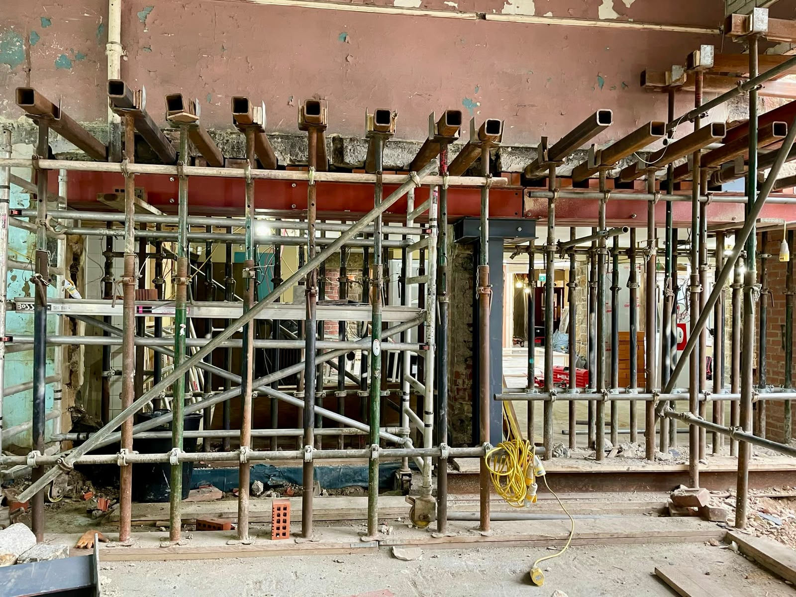 Construction project in progress